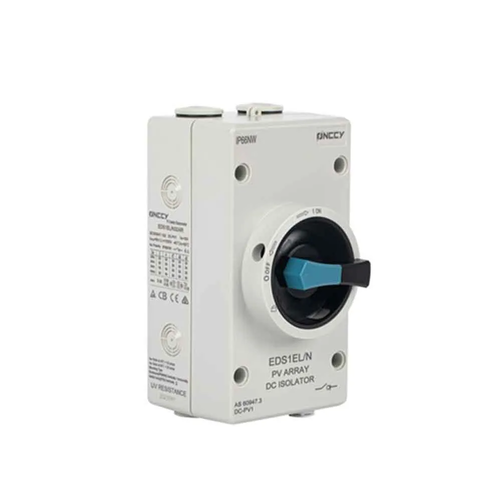 40A 1200V IP66 Enclosure DC Disconnector Switch