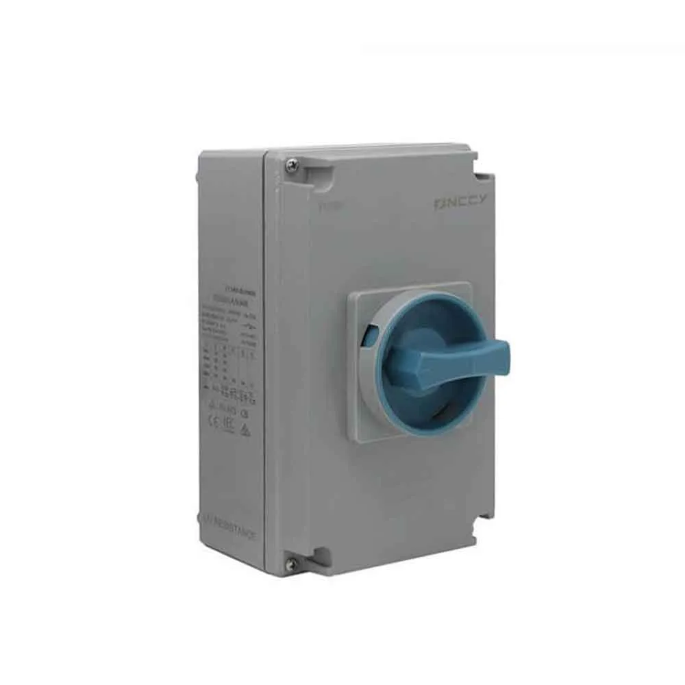 DC Disconnect Switch Aluminum box 1500V 55A IP66