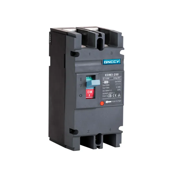 EDM3 DC Molded Case Circuit Breaker 500V 250A 2P