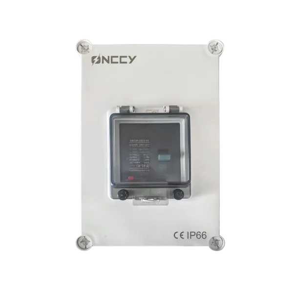 DC Molded Case Circuit Breaker MCCB 1500V with Enclosure IP66