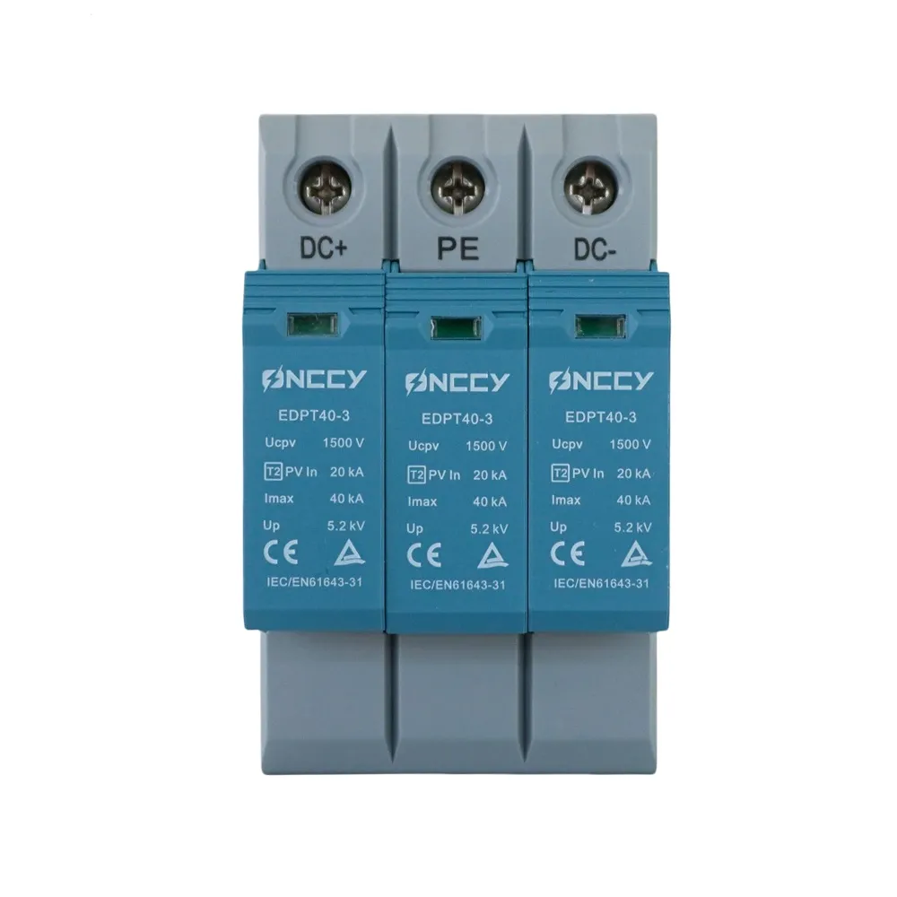 T1+T2 3P 1000V DC Surge Protector Device SPD