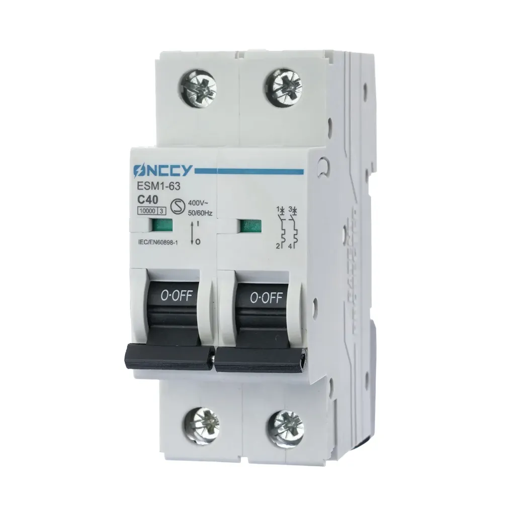 ESM1-63 AC Circuit Breaker Curve C 40A 2P 10kA