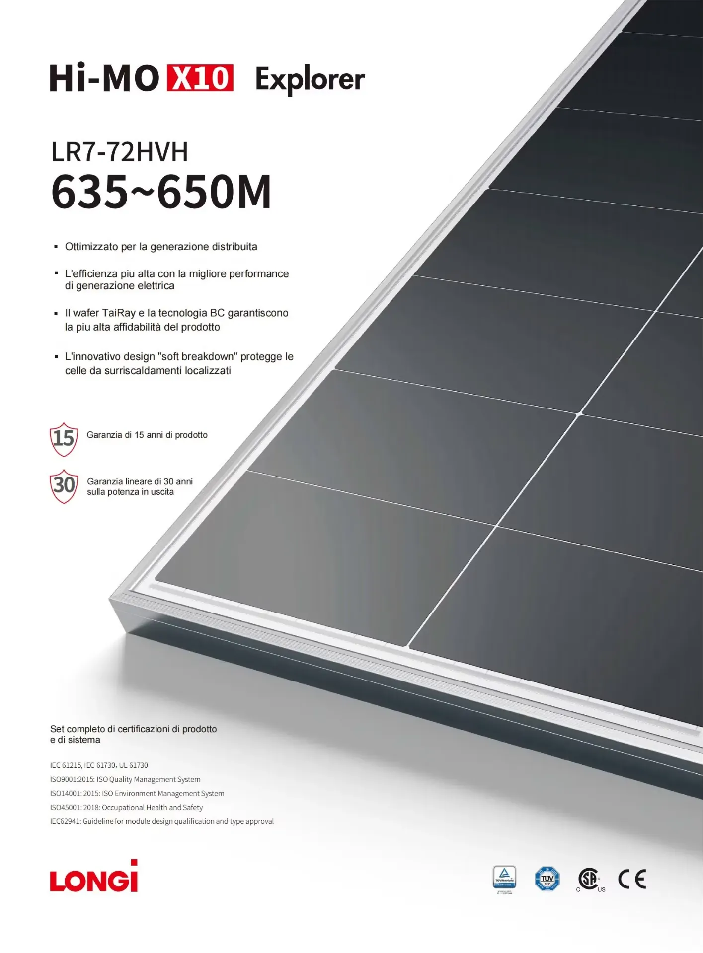 HiMo X10 LR7-72HVH630-650M Scientist (645, Bifacial)